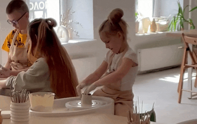 Семейный гончарный круг+лепка 7+ фото 5