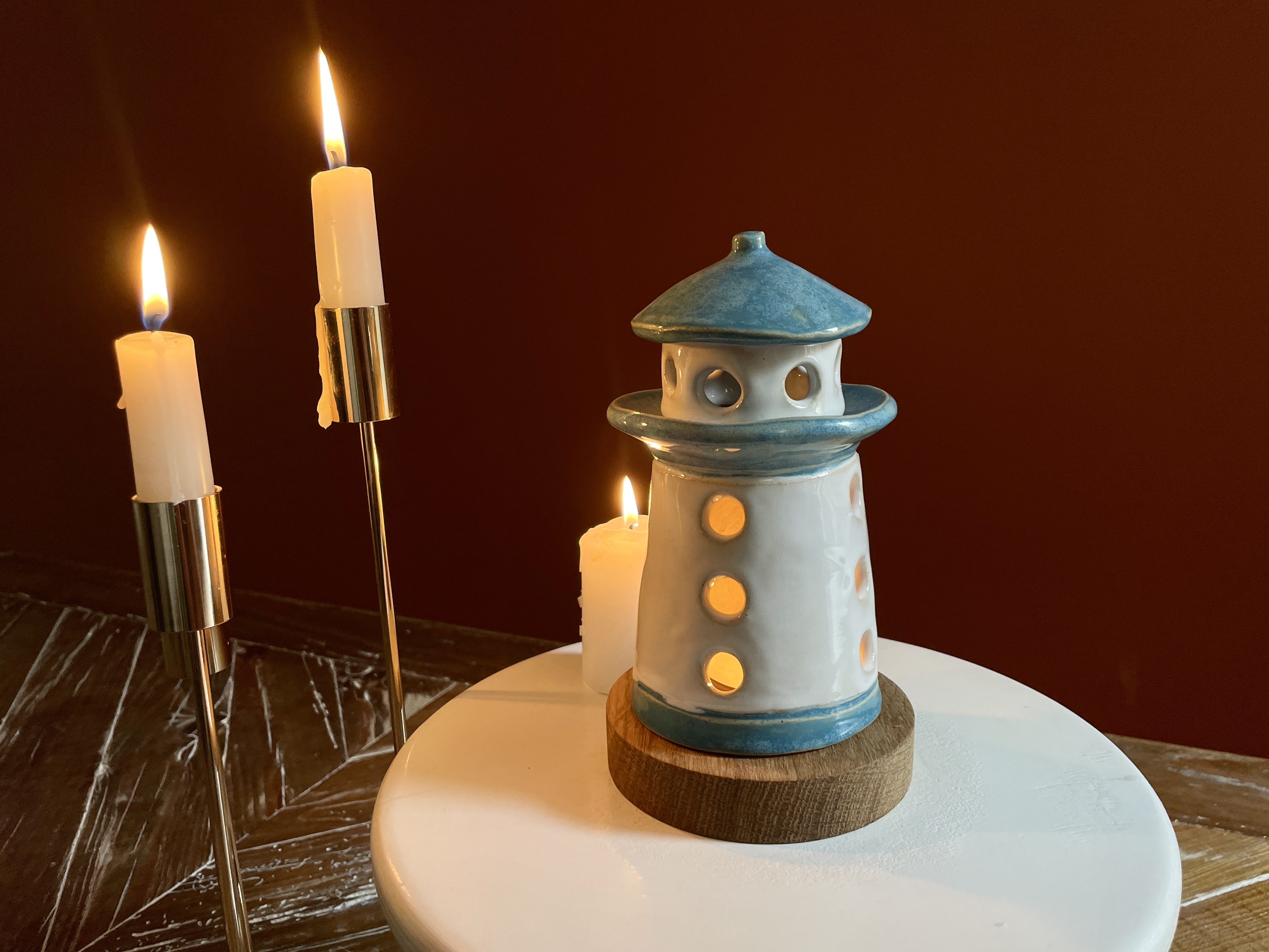 Подсвечник маяк 14+ фото 1